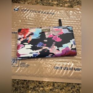 Kate Spade New York Stacy Laurel Way Bifold Wallet in Blurry Watercolor Floral